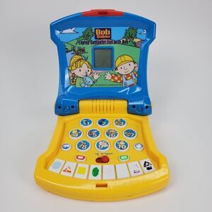 Bob The Builder Laptop Computer Fun With Bob Educational Toy By Tiger - Works
